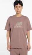 Футболка New Balance Athletics Logo MT51500-EAS р.р.S коричневый