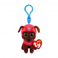 Іграшка-брелок TY Paw Patrol Лабладор Зума 12 см малиновий