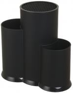 Підставка для кухонного приладдя UP! (Underprice) чорний 23х13х22,3 см пластик