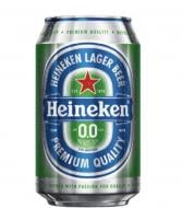 Пиво спеціальне 0% безалкогольне світле фільтроване Heineken 0,33 л