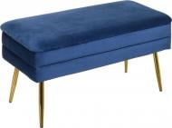 Сундук-пуф Pierre 420x375x795 мм темно-лазурный