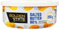 Масло Golden White сливочное соленое 250 г 80% 3278310990152