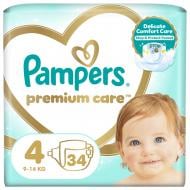 Подгузники Pampers Premium Care Размер 4 9-14 кг 34 шт.