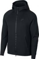 Джемпер Nike M NSW TCH FLC HOODIE FZ 928483-010 р. M черный
