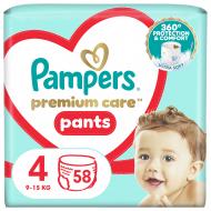 Подгузники Pampers Premium Care Pants Размер 4 9-15 кг 58 шт.