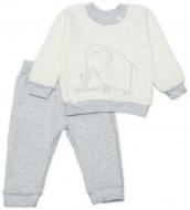 Комплект детской одежды Фламинго для мальчиков молочныйсерый р.74 429-804
