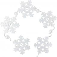 Декорация новогодняя Гирлянда из ажурных снежинок 135 см EPI-RS1R603