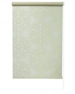 Ролета стандарт Delfa Металлик Принт 120x170 см светло-бежевая