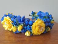 Віночок дитячий Luna Kids Волошковий жовто - блакитний vs1143