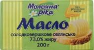 Масло ТМ Молочна Ріка Селянське 73% 200 г 4820219040187