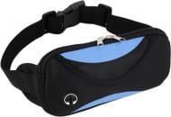 Сумка на пояс TRAUM 7019-73 черный с синим Сумка на пояс TRAUM 7019-73 черный с синим