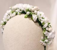 Віночок дитячий Luna Kids Трояндочки білі vs1116