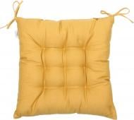 Подушка на стілець Home Line Відпочинок 40x40 см з зав'язками мімоза