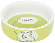 Миска Trixie для грызунов Hello Hamster хомяк керамическая 90 мл d8 см (60734)