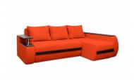 Угловой ортопедический диван Garnitur.plus Граф Оранжевый 245 см