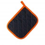 Прихватка Home Line Гриль с карманом 18x23 см черно-оранжевая