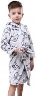 Халат для мальчиков HW Game р.110-116 серый 0342