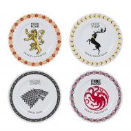 Набор тарелок ABYstyle GAME OF THRONES Houses (Игра Престолов) 4 шт. (ABYTAB008)