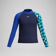Футболка Speedo L/S PRINT RASH TOP 8-A000182003 р.2XS синий