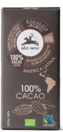 Черный шоколад TM Alce Nero экстра 100% Fairtrade America Latina 50 г