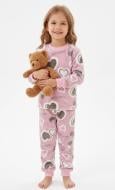 Піжама для дівчаток HW принт Сердечки р.152-158 рожевий 0344 Піжама для дівчаток HW принт Сердечки р.152-158 рожевий 0344
