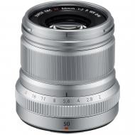 Объектив Fujifilm XF 50 mm f/2.0 R WR Silver (16536623)