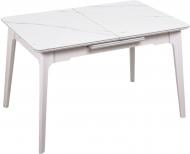 Стіл Центр Меблів Arden 1200(1600)x800x760мм білий мармур/білий