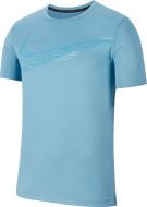 Футболка Nike M NK TOP SS HPR DRY GX CJ4615-446 р.M голубой