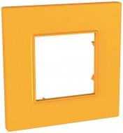 Рамка Schneider Electric Unica QUADRO CYTRUS оранжевый MGU4.702.29 Рамка Schneider Electric Unica QUADRO CYTRUS оранжевый MGU4.702.29