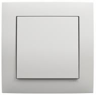 Вимикач прохідний одноклавішний Efapel Logus без підсвітки білий