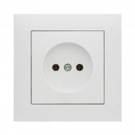 Розетка бытовая без заземления Efapel Logus IP20 белый 21121 TBR