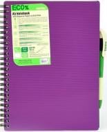 Блокнот Eco Pen A5 80 листов фиолетовый 945323 Mintra