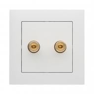 Розетка акустична Efapel Logus IP20 білий 21220 TBR