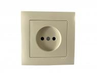 Розетка без заземления Efapel Logus 16 А 250 В без шторок слоновая кость