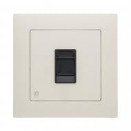 Розетка компьютерная Efapel Logus RJ45 5e слоновая кость