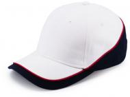 Кепка Cofee New Wedge 4240-6 CO one size белый с синим