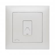 Розетка телефонная Efapel Logus RJ11 белый 21251 TGE