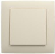 Выключатель одноклавишный Efapel Logus без подсветки металлик перламутровый