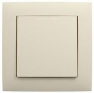 Выключатель перекрестный одноклавишный Efapel Logus без подсветки металлик перламутровый