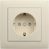 Розетка із заземленням Efapel Logus 2P+Z 16 А 250 В без шторок металік перламутровий