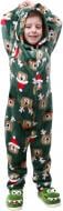Кигуруми-пижама для девочек/для мальчиков HW принт Олени р.100-116 разноцветный 0349
