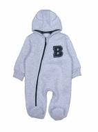 Комбинезон унисекс Маленькі Люди В р.86 серый меланж 0354