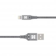 Кабель Promate NerveLink-i2 USB-Lightning 2.4А 2 м серый (nervelink-i2.grey)