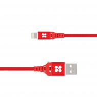 Кабель Promate NerveLink-I USB-Lightning 2.4А 1,2 м красный (nervelink-i.red)