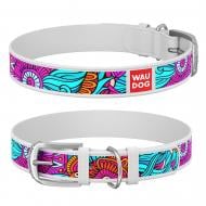 Ошейник WAUDOG Design с рисунком Лето 1,2х19-25 см белый
