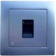 Розетка компьютерная Efapel Logus RJ45 5e алюминий 21453 TAL