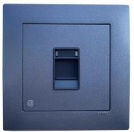 Розетка компьютерная Efapel Logus RJ45 5e графит 21453 TIS