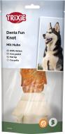 Лакомство Trixie Denta Fun косточка для чистки зубов с курицей 18 см 120 г