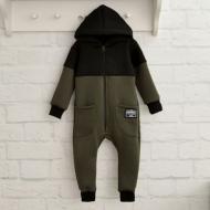 Ромпер для мальчика Blanka Комби р.86 зеленый 110037