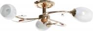 Люстра потолочная САНЛАЙТ НПБ 02-3х60-019 A0817/3 3x60 Вт E27 золотой 46032